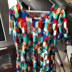 Lularoe Amelia Size XL - great dress for spring!